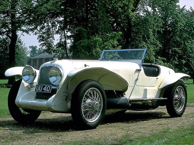 Classic white vintage car