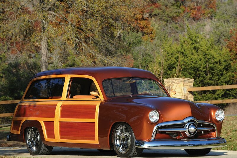 Classic Woodie Station Wagon — Brown