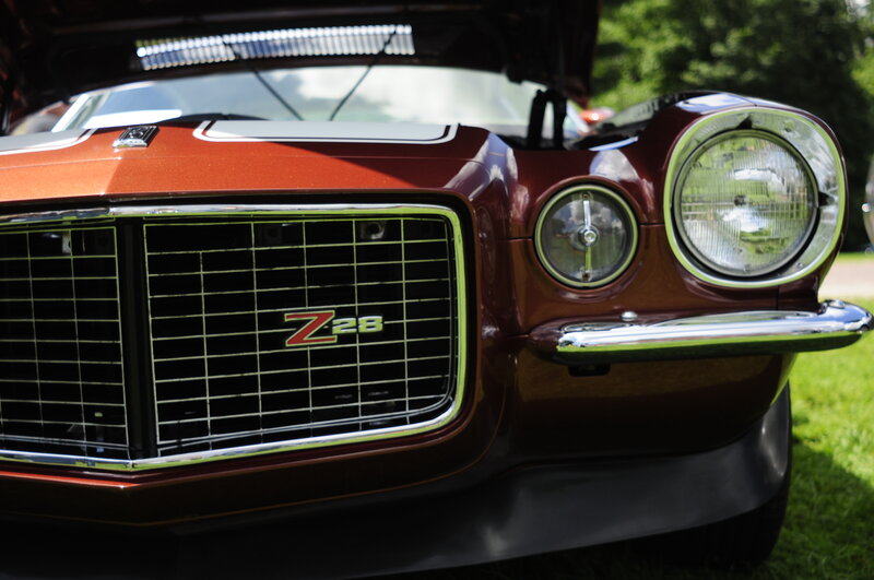 Classic Z28 car front view