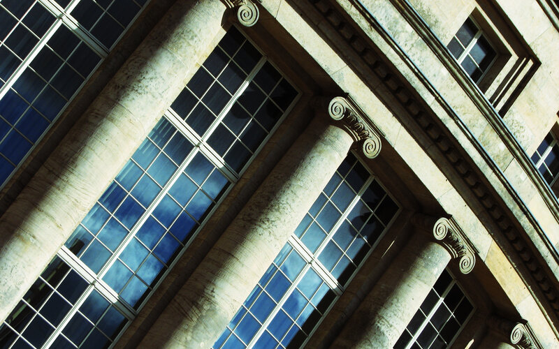 classical building facade