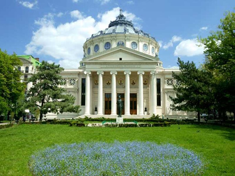 classical building with dome