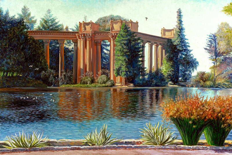 Classical Columns by Lake