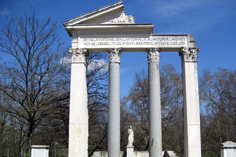 Classical Monument with Columns
