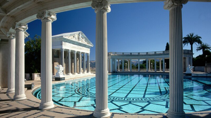 Classical Pool with Columns — Blue
