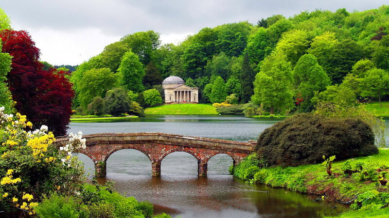 Classical Temple on Hill