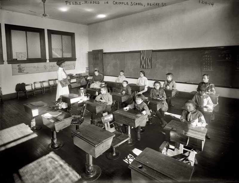 Classroom at Cripple School