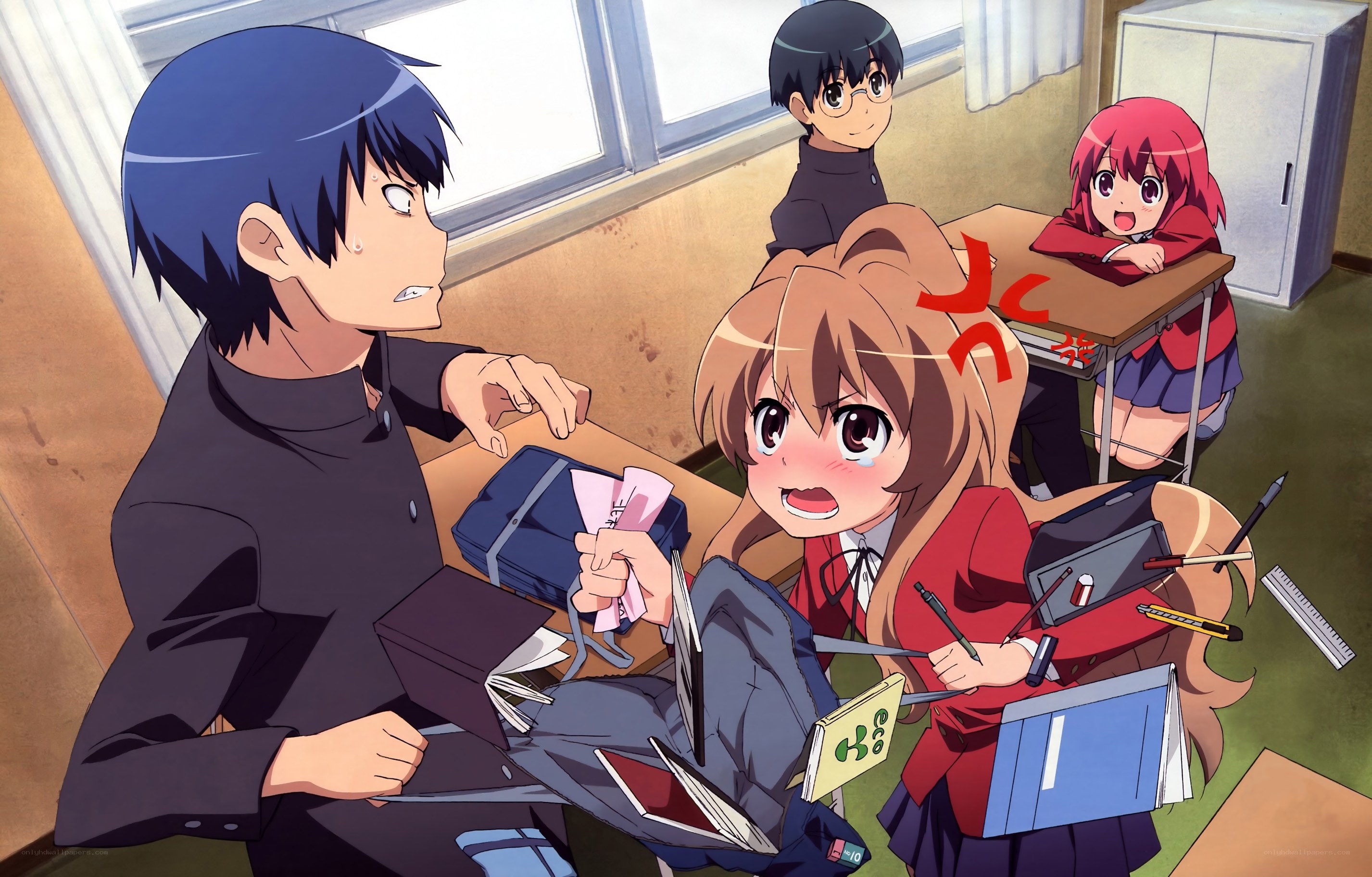 Classroom chaos with students