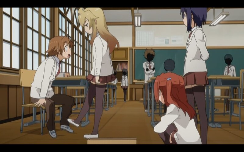 Classroom confrontation scene