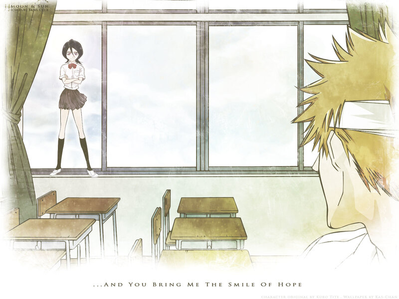 Classroom with anime characters