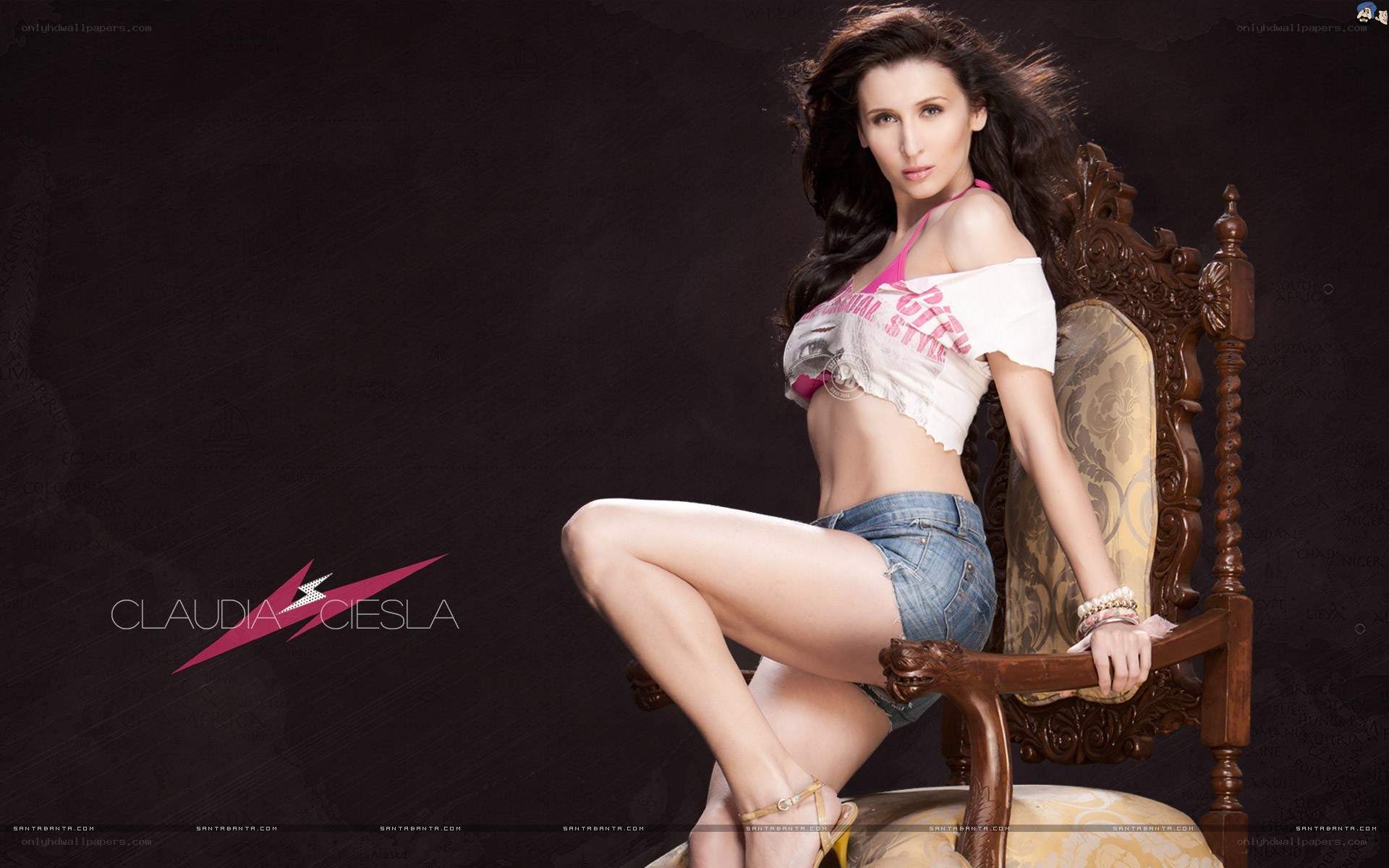 Claudia Ciesla posing on chair