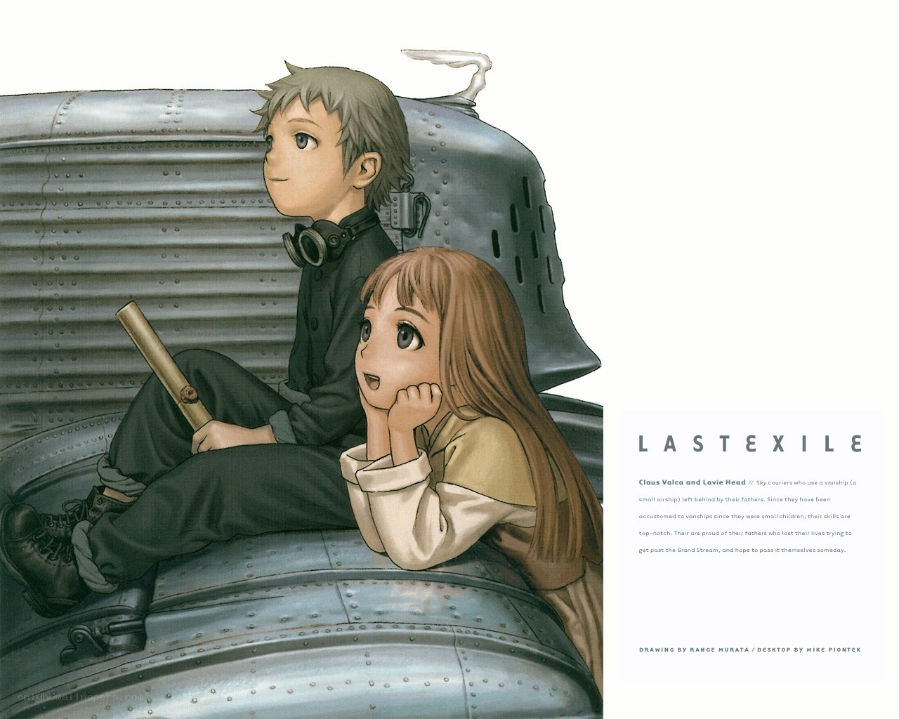 Claus and Lavy on a vanship