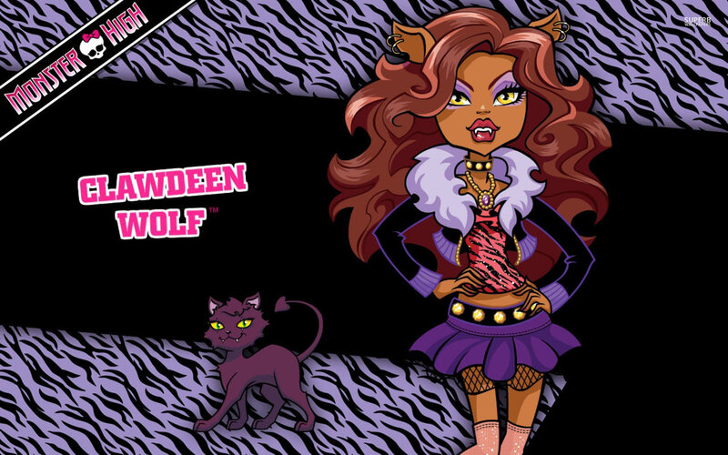 Clawdeen Wolf Character — Purple, Dramatic