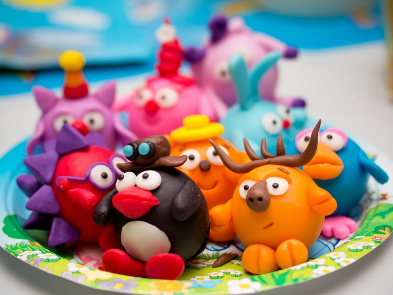 Clay Figurines on Plate