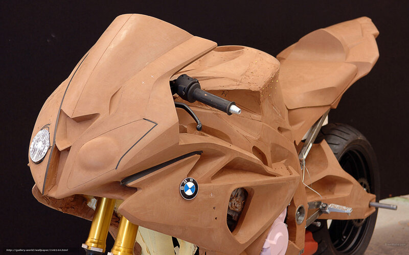 Clay Model of Motorcycle