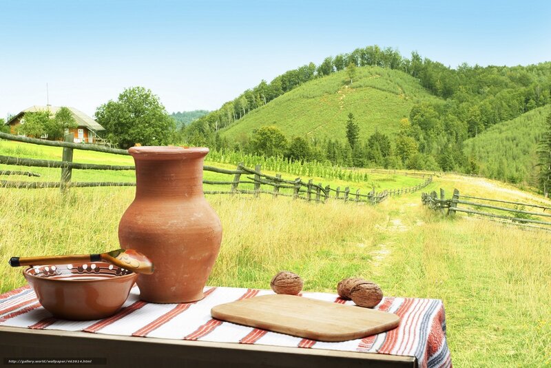Clay Pot on Table