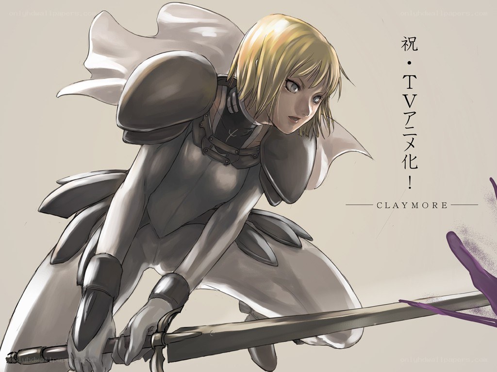 Claymore anime announcement art