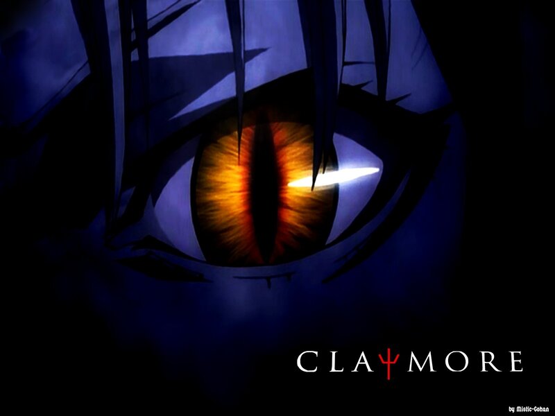 Claymore anime eye close-up