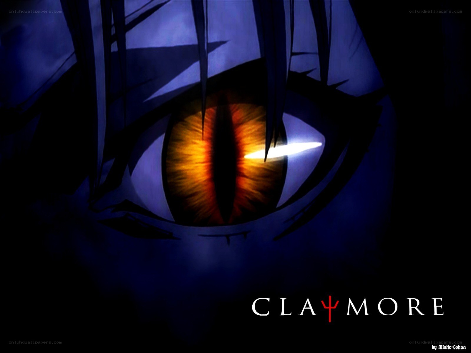 Claymore anime eye close-up