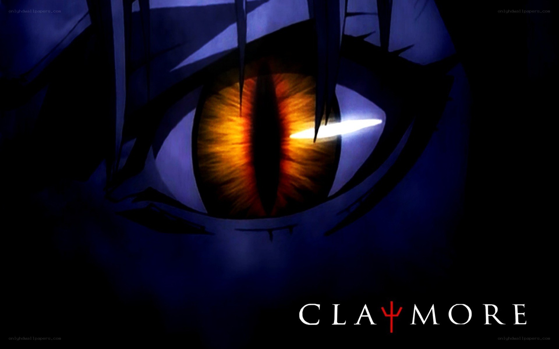 Claymore anime eye close-up