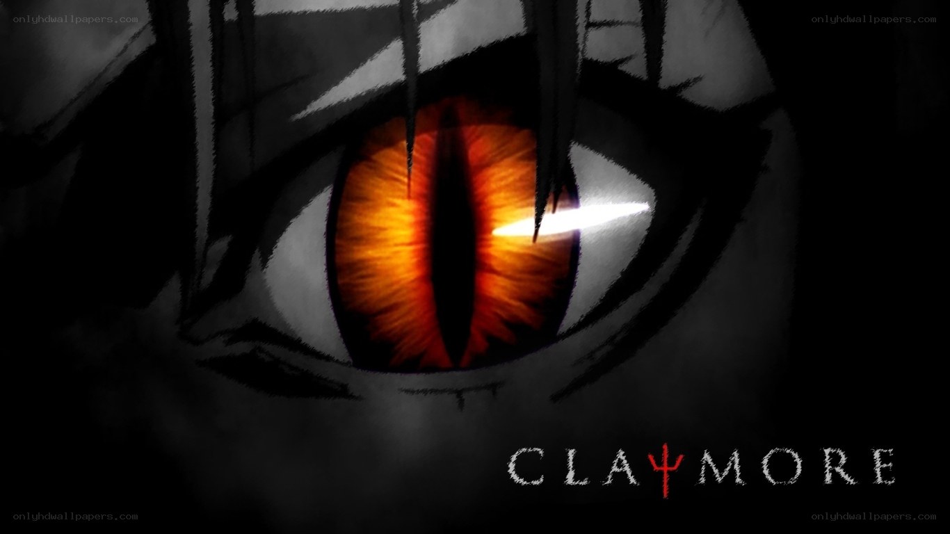 Claymore eye close-up