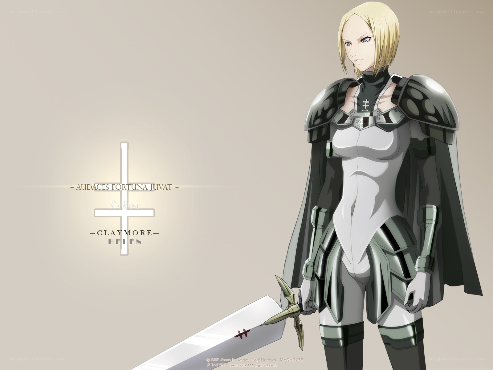Claymore Helen character art