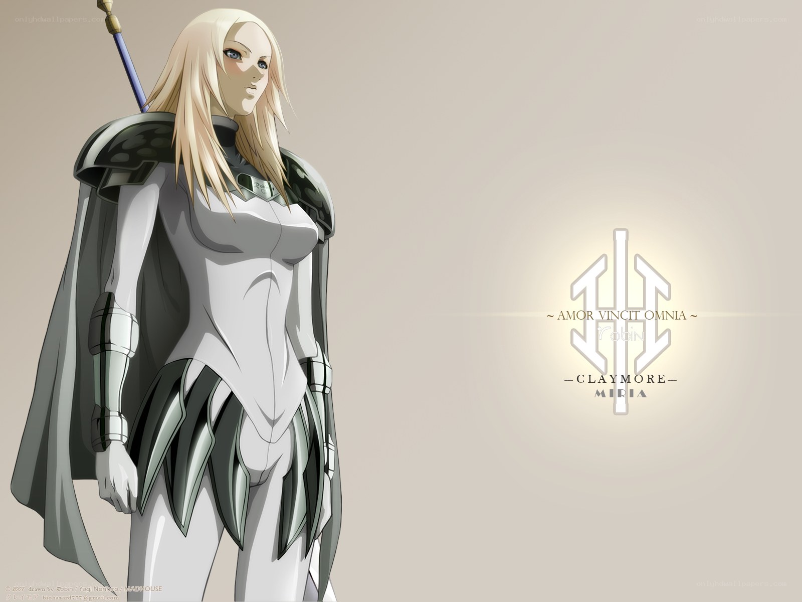 Claymore Miria character art