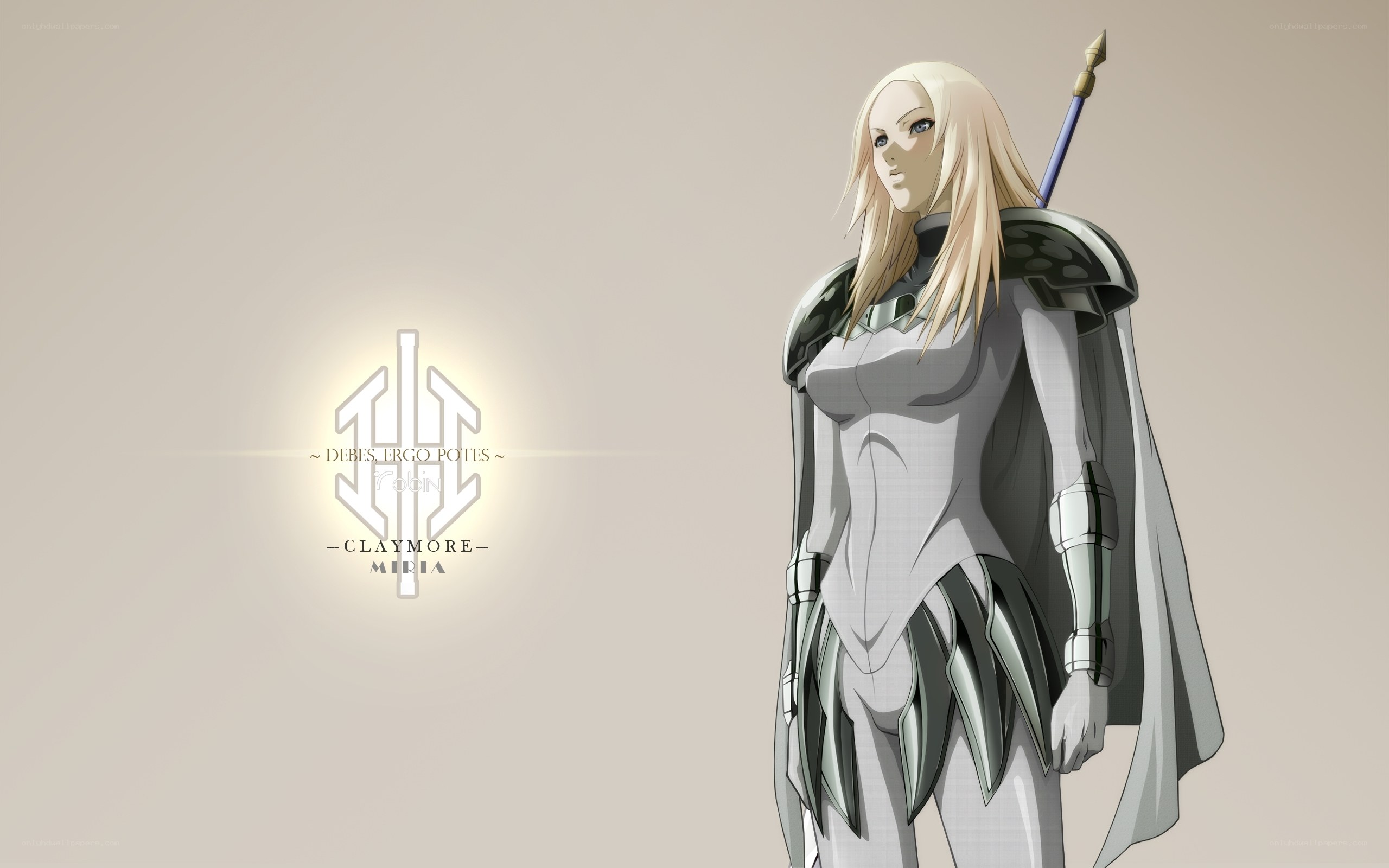 claymore miria character art