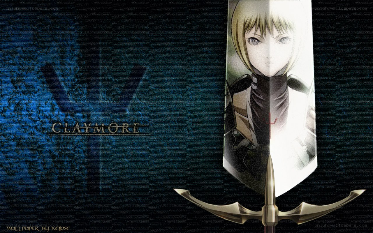 Claymore sword and character