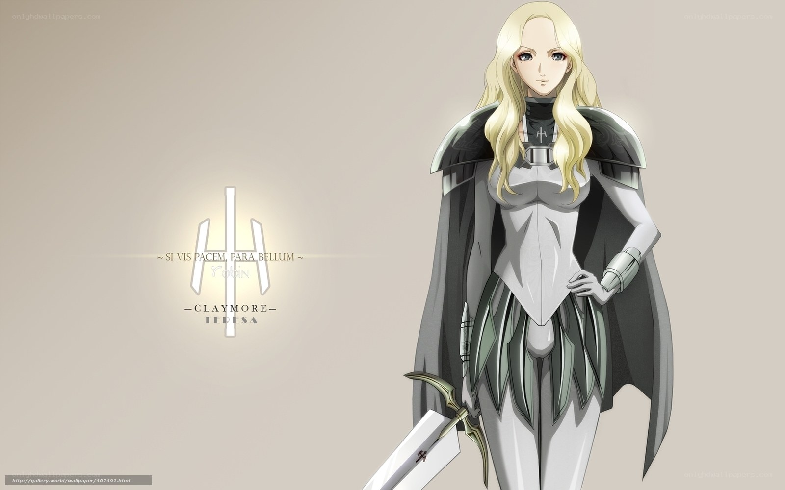 Claymore Teresa character art
