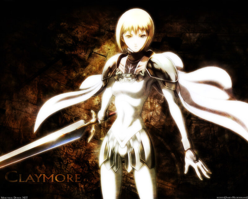 Claymore warrior anime art