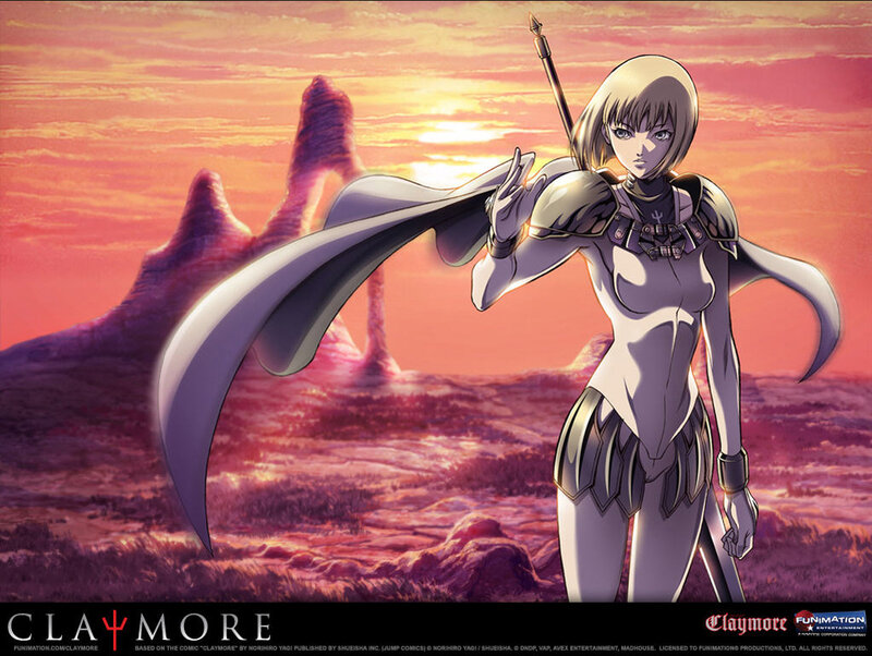 Claymore warrior in desert