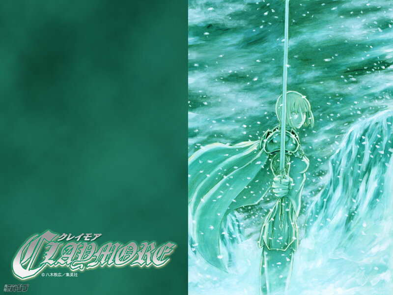 Claymore warrior in snowstorm