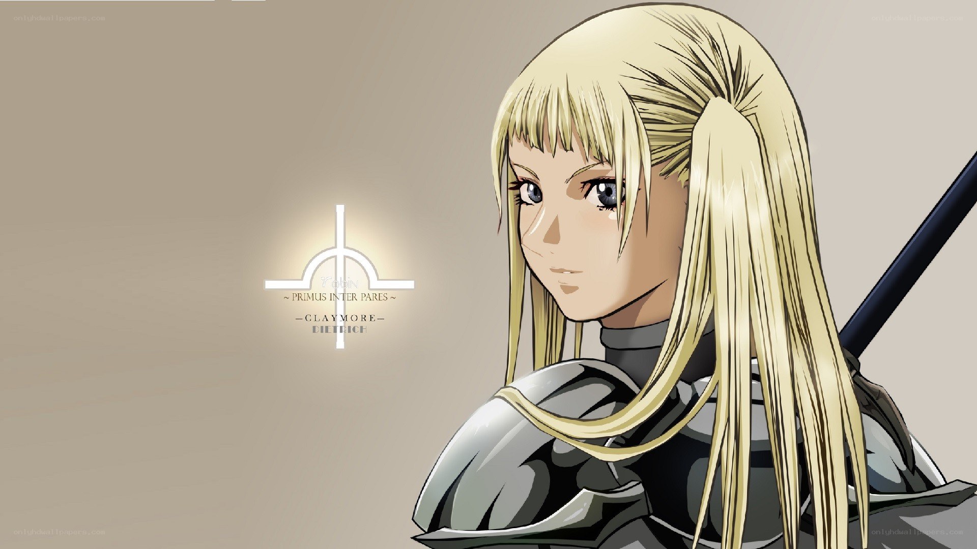 Claymore warrior portrait