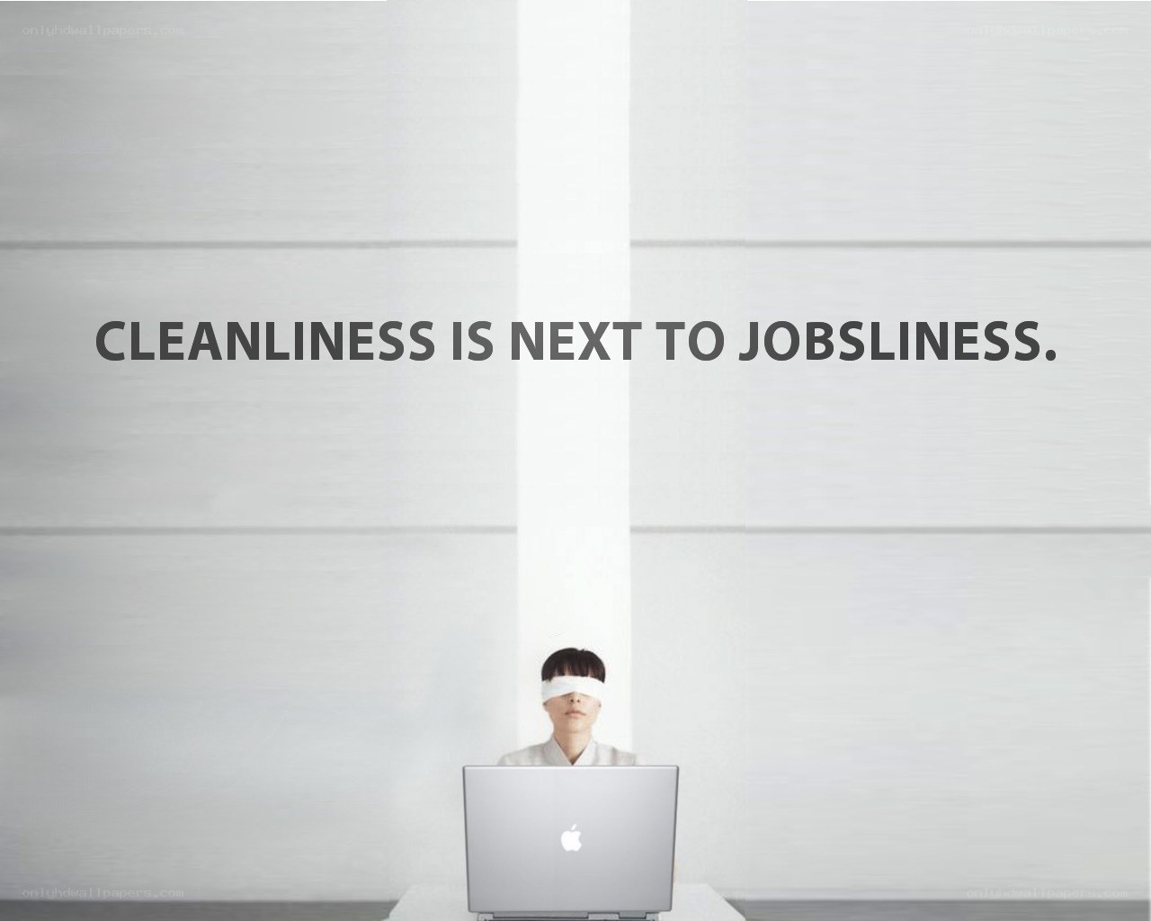 cleanliness next to jobsliness