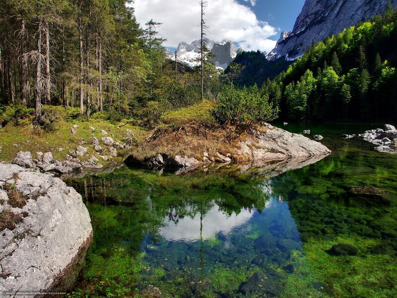 Clear Alpine Lake