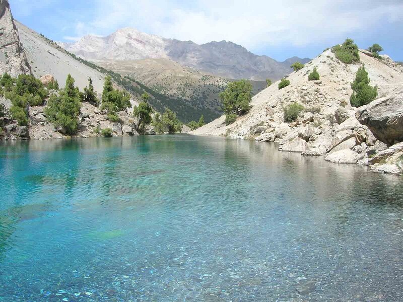 Clear Blue Mountain Lake