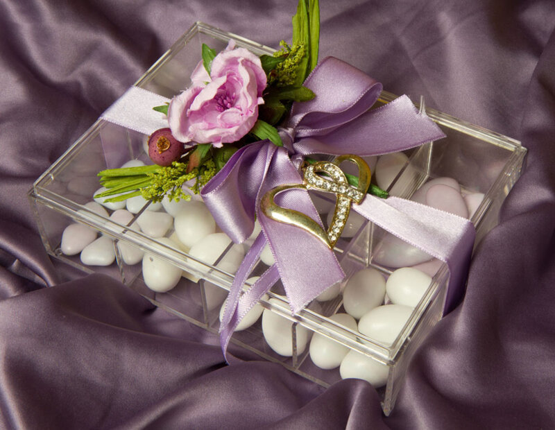 Clear Box with Candies
