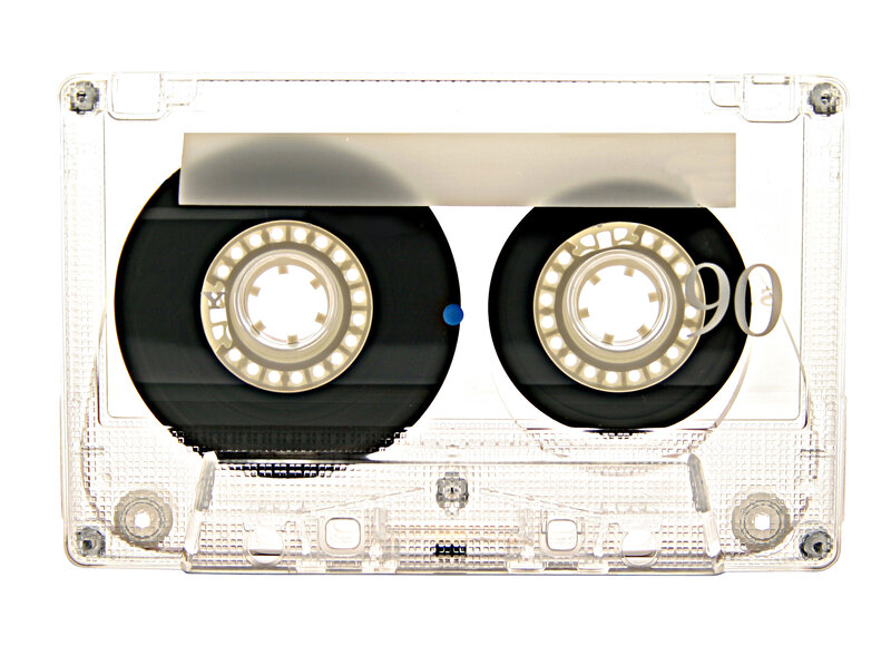 Clear cassette tape