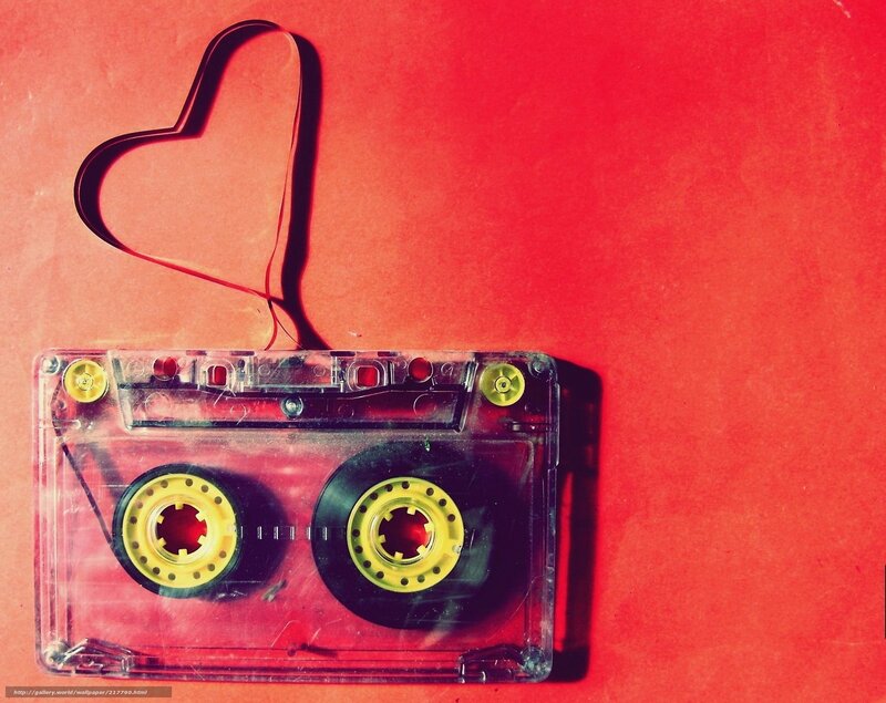 Clear Cassette Tape — Red, Nostalgic
