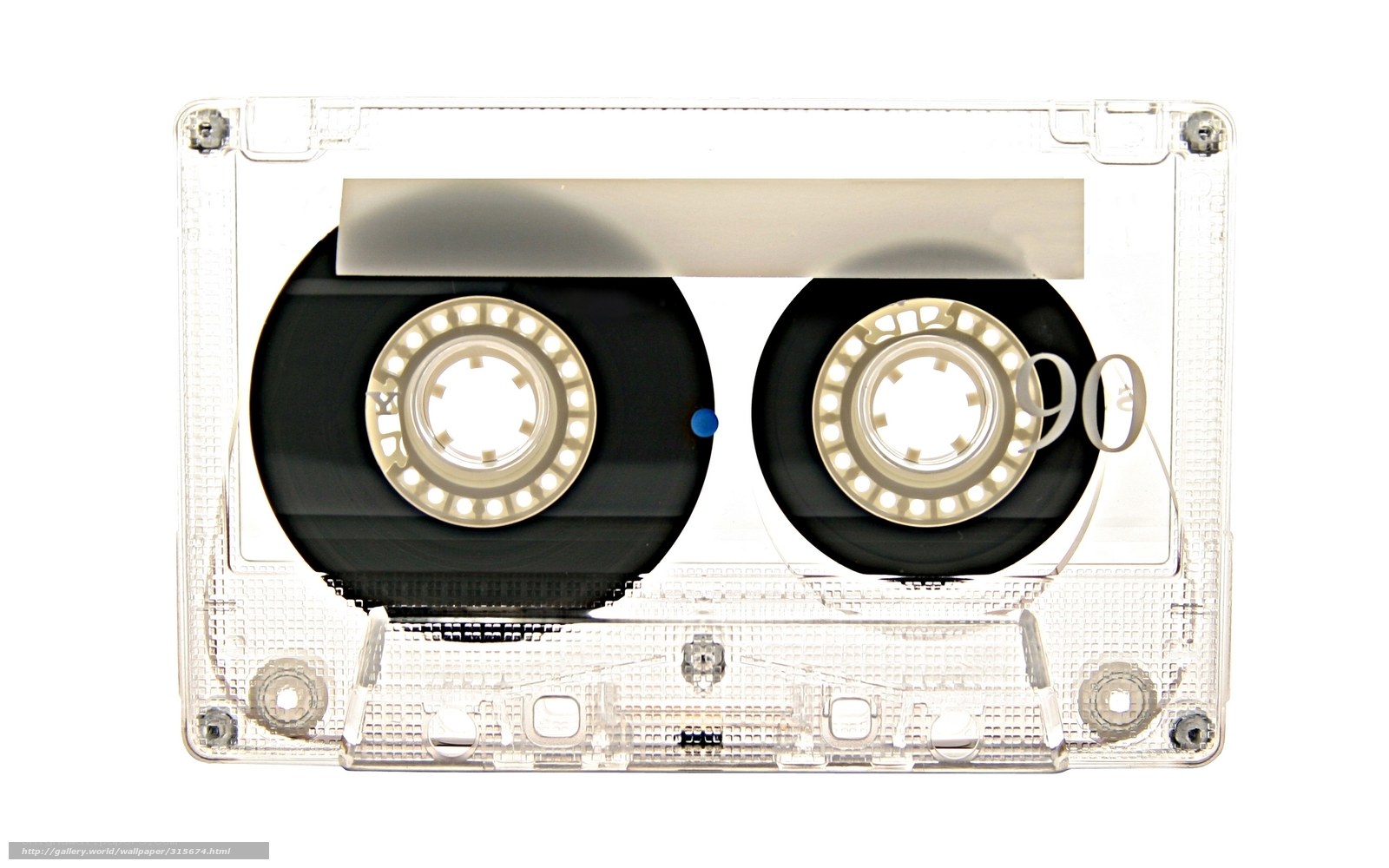 Clear cassette tape
