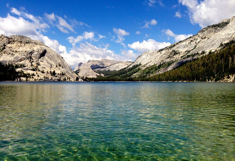 Clear Lake in Mountain Valley — Blue, Serene, Afternoon