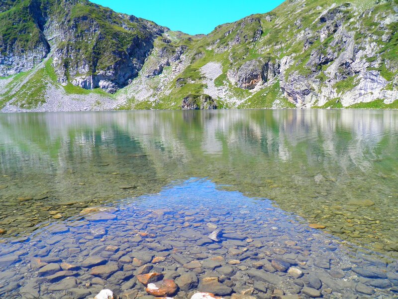 Clear Mountain Lake — Green