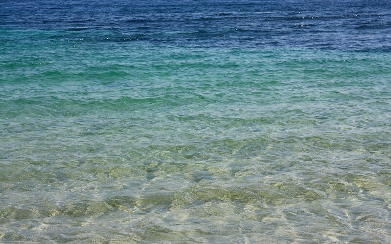 Clear ocean water
