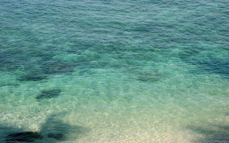clear ocean water