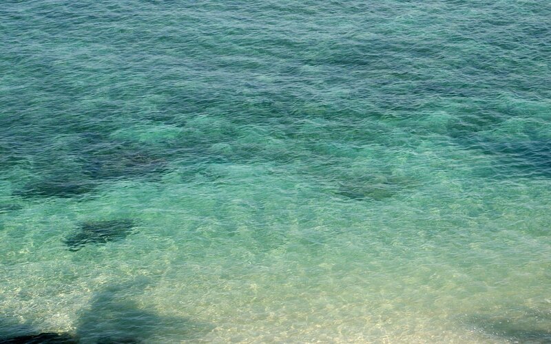 Clear Ocean Water — Blue, Calm, Afternoon, Photograph