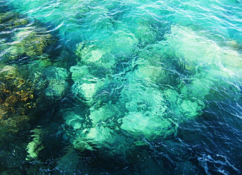 Clear Ocean Water — Blue, Calm