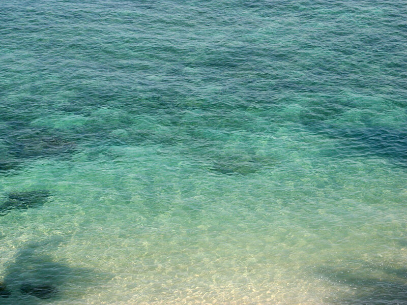 clear ocean water