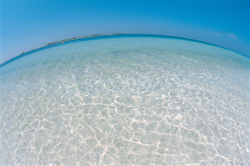 Clear ocean water view