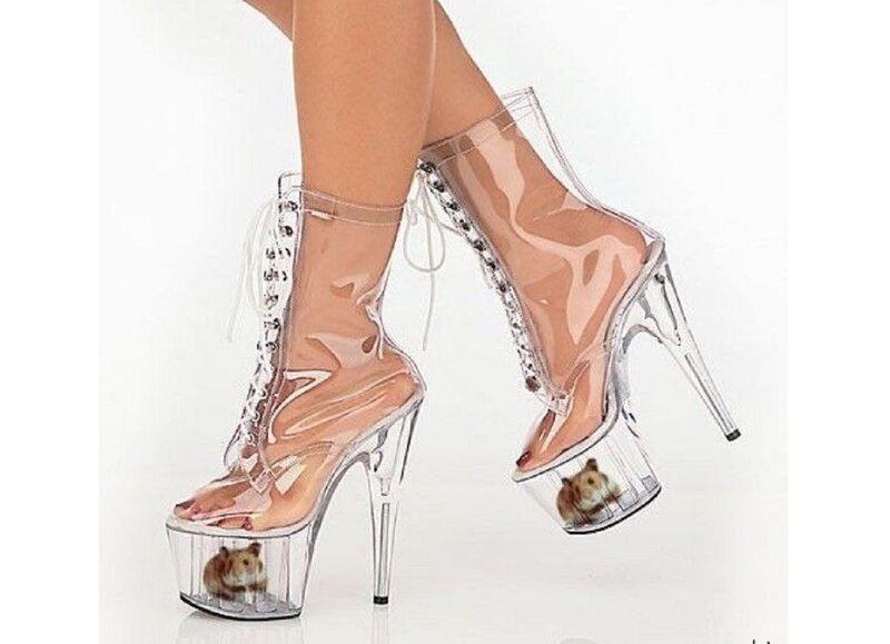 Clear Platform Boots