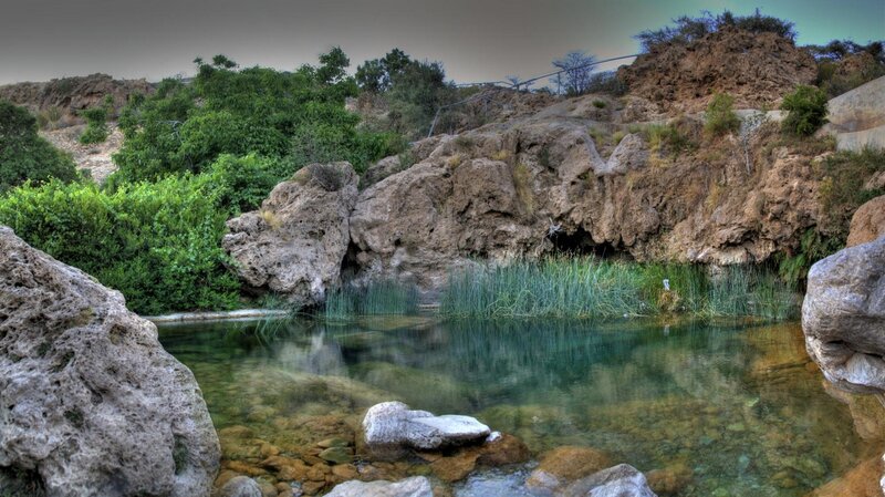 Clear Pool in Rocky Canyon — Green